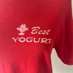 Vintage 80s Single Stitch Best Yogurt tshirt